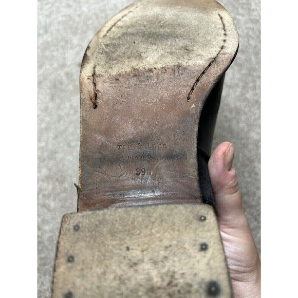 Rag & Bone Moto Boot Black Size 9 US 39 EU Womens - Picture 7 of 8